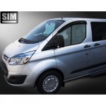Дефлекторы боковых окон Ford Tourneo Custom (2013-) (2шт.) (темн.)