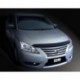 Дефлектор капота Nissan Sentra (2014-) темный