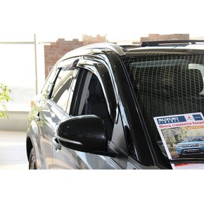 Дефлекторы боковых окон Suzuki Vitara 4дв. (2015-) (4шт.) (темн)