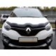 Дефлектор капота Renault Kaptur (2016-) (темн.)