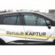 Дефлекторы боковых окон Renault Kaptur (2016-) (4шт.) (темн)