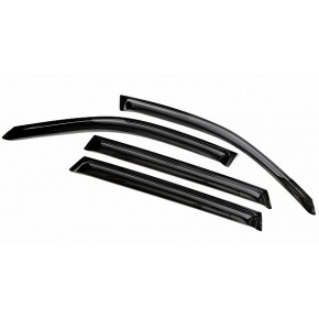 Дефлекторы боковых окон BMW X5 E70 (2007-2013) 4дв (темный)