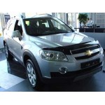 Дефлектор капота Chevrolet Captiva (Шевроле Каптива) (2006-2012) (темный)