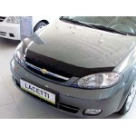 Дефлектор капота Chevrolet Lacetti (Шевроле Лачети) Хэтчбек (2004-) (темный) 4дв