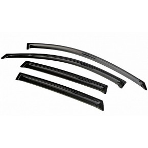 Дефлекторы боковых окон Chevrolet Captiva (Шевроле Каптива) (2012-)/OPEL ANTARA (2012-) (темный) 4дв