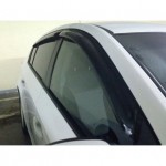 Дефлекторы боковых окон Chevrolet Cruze (Шевроле Круз) НВ (2012-) (темный)