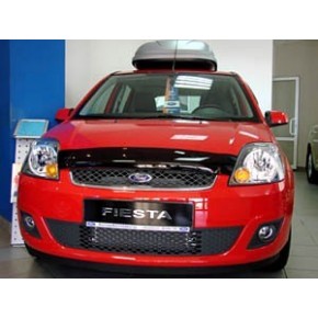 Дефлектор капота Ford Fiesta (Форд Фиеста) (2006-) (темный)
