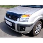 Дефлектор капота Ford Fusion (Форд Фьюжн) (2004-) (темный)