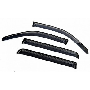 Дефлекторы боковых окон Ford Explorer (2006-2010) (темный) (4дв)