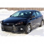 Дефлекторы боковых окон Ford Focus III SD, Хэтчбек 5дв (2011-) (темный)