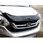 Дефлектор капота Honda (Хонда) CR-V (2010-2012) (темный)