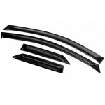Дефлекторы боковых окон Honda (Хонда) Civic (Цивик) Хэтчбек 5D (2006-) (темный) (4 части)