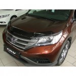 Дефлектор капота Honda (Хонда) CR-V (2012-) (темный)