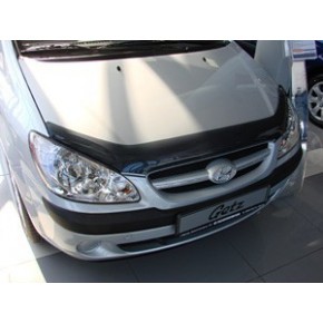 Дефлектор капота Hyundai Getz (2006-) (темный)