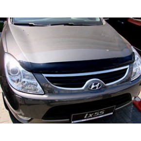 Дефлектор капота Hyundai Ix55 (2008-) (темный)