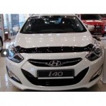 Дефлектор капота Hyundai i40 (2011-) (темн.)