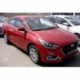 Дефлекторы боковых окон Hyundai Solaris SD (2017-) (4дв) (темн)