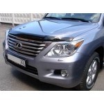 Дефлектор капота Lexus LX570 (2007-2012) (темный)