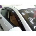 Дефлекторы боковых окон Mazda (Мазда) 3 SD (2009-2013) (4 части) (темн.)