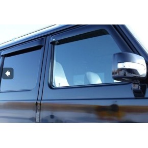 Дефлекторы боковых окон Mercedes G-Class (W463) (1990-) (4 части) (темн.)