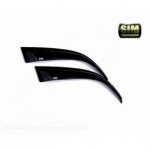 Дефлекторы боковых окон Mercedes GLS-Class (2016-) (4шт.) (темн)