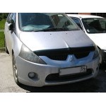 Дефлектор капота Mitsubishi Grandis( 2004-) (темный)