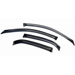 Дефлекторы боковых окон Mitsubishi Lanser SD (2000-2006) (4шт.) (темн)