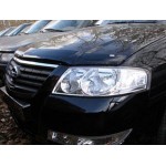 Дефлектор капота Nissan Almera (Ниссан Альмера) Классик (2005-) (темный)