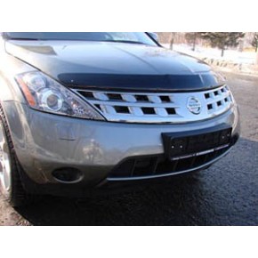 Дефлектор капота Nissan Murano (2004-2007) (темный)