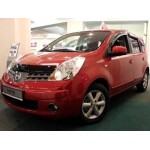 Дефлектор капота Nissan Note (Ниссан Ноут) (2005-2009) (темный)