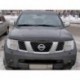 Дефлектор капота Nissan Pathfinder (Ниссан Патфайндер) (2004-2010) / Navara (2005-) (темный)