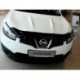 Дефлектор капота Nissan Qashqai (Ниссан Кашкай) / Qashqai +2 (2010-2014) (темный)
