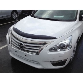 Дефлектор капота Nissan Teana (2013-) (темный)