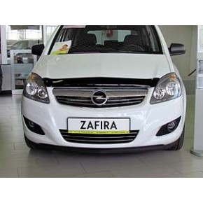 Дефлектор капота Opel Zafira B(2006-2012) (темный)