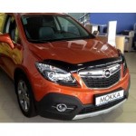 Дефлектор капота Opel Mokka (2012-) (темные)