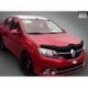 Дефлектор капота Renault Logan (Рено Логан) (2014-) / Sandero (Сандеро) (2014-) (темн.)