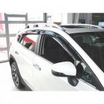 Дефлекторы боковых окон Subaru XV (2017-) (4шт.) (темн.)