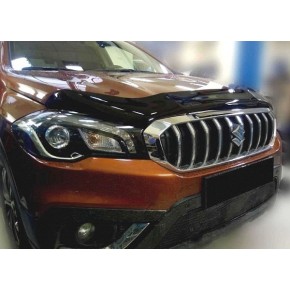Дефлектор капота для Suzuki SX4 (2016-) (темн.)