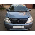 Дефлектор капота Toyota Corolla (2000-2006) (темный)