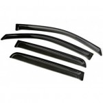 Дефлекторы боковых окон Toyota Hilux (2005-/2012-2015) (4ч) (темный)