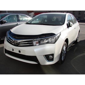 Дефлектор капота Toyota Corolla (2013-) (темный)