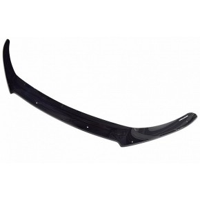 Дефлектор капота Toyota Highlander (Тойота Хайлендер) (2014-) темный (логотип слева)