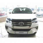 Дефлектор капота Toyota Fortuner (2015-) (темный)