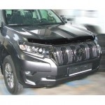 Дефлектор капота Toyota LC Prado 150 (2017-) (темный)