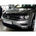 Дефлектор капота Volkswagen Tiguan (2017-) (темн.)