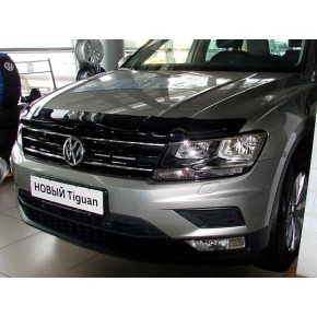 Дефлектор капота Volkswagen Tiguan (2017-) (темн.)