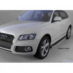 Пороги алюминиевые (Alyans) Audi (Ауди) Q5 (2009-)