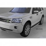 Пороги алюминиевые (Alyans) Land Rover Freelander 2 (2008-)