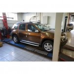 Пороги алюминиевые (Alyans) Renault Duster (Рено Дастер) (2012-) / Nissan Terrano (2014-)