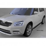 Пороги алюминиевые (Alyans) Skoda Yeti (Шкода Ети) (2009-)